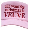 Women's Wo's All I Want For Christmas Hat - Camel Threads - 2 of 2