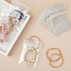 Stockroom Plus 100 Pack Clear Plastic Bags for Jewelry, Mini Resealable Bags for Small Business Earrings, Necklaces, 3.15 x 4.75 In - 2 of 4