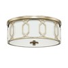 Capital Lighting Opal 3 - Light Flush Mount in  Winter Gold - 2 of 2