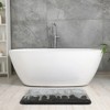 Unique Bargains Bathroom Extra Soft Absorbent Non-Slip Plush Shaggy Bath Mat - 2 of 4