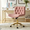 Nigel Modern Flannel Office Chair with Tilt and Adjustable Height Mecha|HULALA HOME - 2 of 4