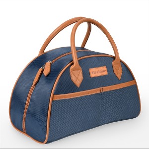 Tirrinia Fashionable Lunch Bag with Leather Handle, Insulated  Reusable Lunch Totes for Women & Men, Lunch Box for Working, Picnic, School - 1 of 4