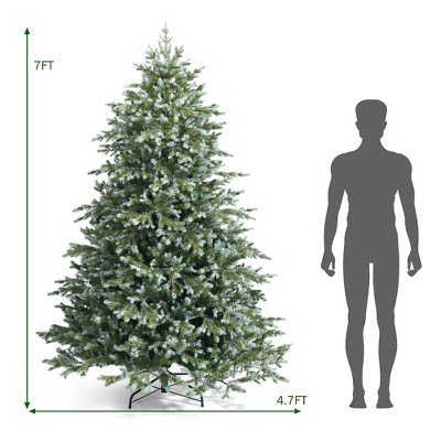 Costway Artificial Hinged Spruce Christmas Tree - Thumbnail 3