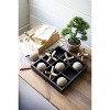 Wooden Tic-Tac-Toe Sets, 10"H Tabletop Games, Matte Black Finish, Set of Two by Kalalou - 3 of 3
