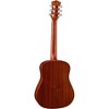 Luna Muse Safari Series Spruce 3/4 Dreadnought Travel Acoustic Guitar Natural - 4 of 4