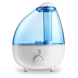 MistAire Silver Ultrasonic Cool Mist Humidifier : Target