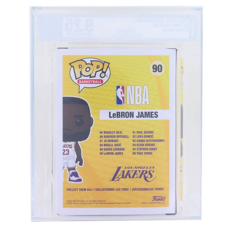 Funko POP LA Lakers NBA | Lebron James Alternate | Graded AFA 9.25, 2 of 4