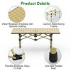 Racxily Folding Camping Table, Portable Lightweight Carbon Steel Roll-up Picnic BBQ Desk w/ Carry Bag Heavy Duty for Outdoor Beach Backyard - 4 of 4