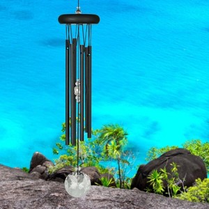 Woodstock Windchimes Crystal Meditation Chime Black  Wind Chimes For Outside  Wind Chimes For Garden  Patio  and Outdoor DÃƒÂ©cor  16"L - 1 of 4