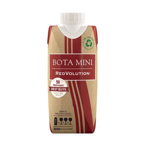 Bota Mini Redvolution Red Blend Wine 500ml Box Target