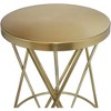 Meridian Furniture,Mercury Gold Iron Bar Stool - 3 of 4