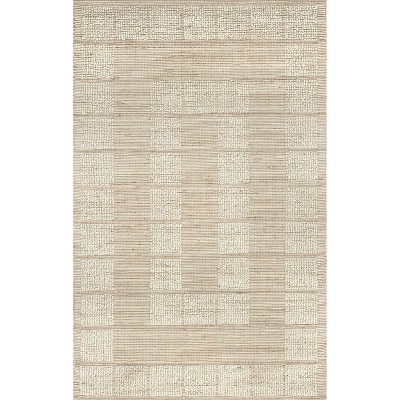 Nuloom Oden Textured Jute and Wool Area Rug