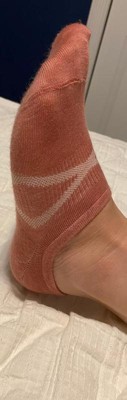 Peds Women's Merino Wool 2pk Sport No Show Socks - Pink/dark Gray 5-10 ...