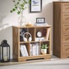Farmhouse  Cube Bookshelf, Wood Display Cabinet Book Shelves for Bedroom,Living Room,Office - 4 of 4