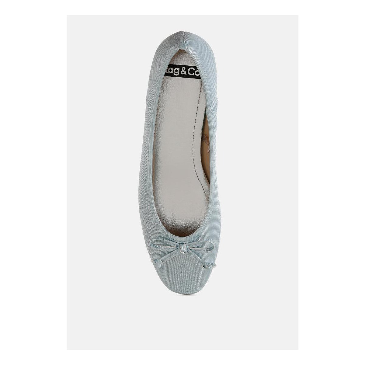 Обувь Rag & Co Womens Agshin Metallic Ballet Flats 7 — фото 4
