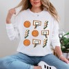 Simply Sage Market Women's Basketball Collage Long Sleeve Garment Dyed Tee - 2 of 3