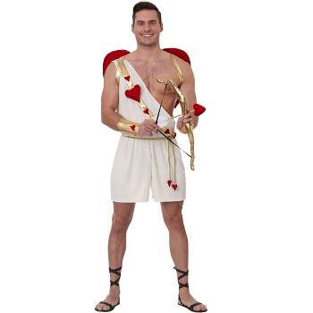 California Costume Cupid Toga For Men Adult Men Greek Valentines Outfit  5123/028