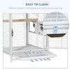 LOVMOR 19" Travel Bird Cage Parrot Carrier with Handle Wooden Perch for Cockatiels - 3 of 4