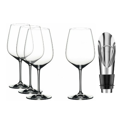 Riedel Extreme Pinot Noir Glasses Value Gift Pack (buy 3 Get 4) 5oz : Target