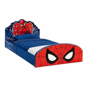 Delta Children Spider-Man Upholstered Twin Bed - 1 of 4
