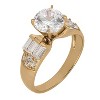Designs By Gioelli 10K Yellow Gold Cubic Zirconia Ring - 2 of 3