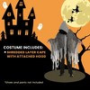 Underwraps Grey Shredded Phantom Adult Hooded Costume Cape | Standard - 4 of 4
