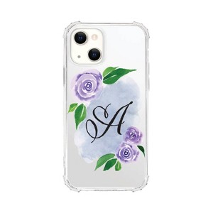 OTM Essentials Apple iPhone 15 /iPhone 14/iPhone 13 Monogram Clear Tough Edge Floral Script Case - 1 of 4