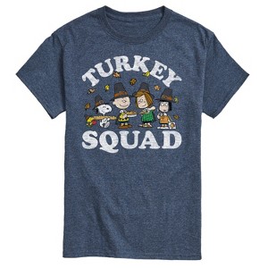 Men's - Peanuts - Turkey Squad Short Sleeve Graphic T-Shirt - 1 of 4