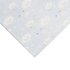 Everyday Kids Newborn Swaddle Blanket – Plush Faux Fur Swaddle Sack with Soft Fleece Lining – 0–3 Month- Clouds - 3 of 3