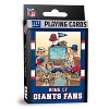 MasterPieces Officially Licensed NFL New York Giants Fan Deck Playing Cards - 54 Card Deck - 2 of 4