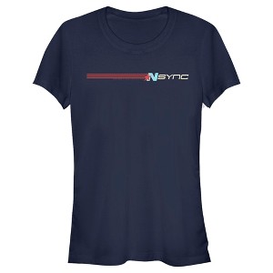 Juniors Womens NSYNC Retro Band Stripe T-Shirt - 1 of 4