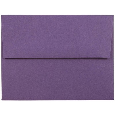 JAM Paper A2 Invitation Envelopes 4.375 x 5.75 Dark Purple 563912506