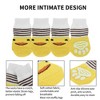 Unique Bargains Dog Cats Non-Slip Socks Duck Pattern Paw Protection and Traction Color Mixing 4 Pcs - 2 of 4
