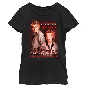 Girl's Stranger Things Steve The Babysitter T-Shirt - 1 of 4