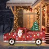 Karl Home 2D Lighted Santa Driving Christmas Yard Decorations - 4 of 4