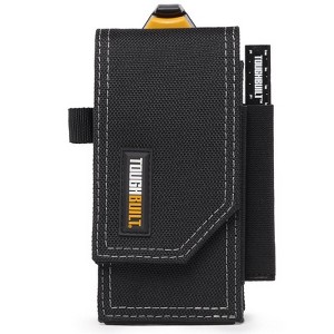 ToughBuilt 3.94 in. W X 7.28 in. H Polyester Smart Phone Pouch Tool Bag 2 pocket Black/Gray 1 pc - 1 of 1
