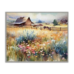 Stupell Industries Horse in Farmhouse Meadow, 11" x 14" - 1 of 4