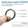 Fishing Rod Guides Repair Kit, 160PCS Fishing Rod Eyelet Repair Kit, 11 Sizes Fishing Rod Repair Ceramic Guide Ring Replacement Kit - 2 of 4