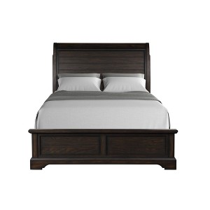 Queen Size Platform Bed with Headboard for Bedroom - 1 of 4
