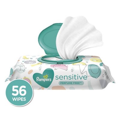 pampers sensitive new baby wipes