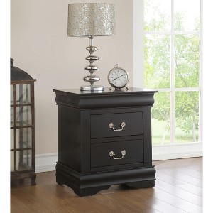 NicBex Nightstand with 2 Drawers,22 inch /21 inch Side Table with Metal Handles and  Elegant Finish,Classic Bedside Table for Bedroom,Living Room - 1 of 4