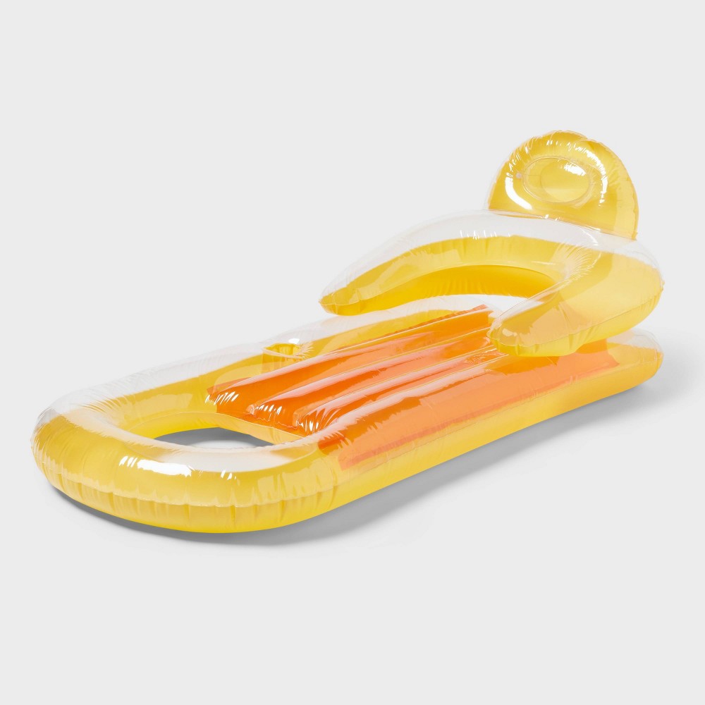 Fashion Pool Lounge Float Orange - Sun Squad™