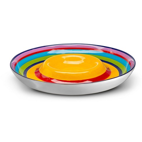 Dip clearance serving dish