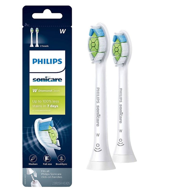 Philips Sonicare DiamondClean Replacement Electric Toothbrush Head - HX6062/65 - White - 2ct, 1 of 9