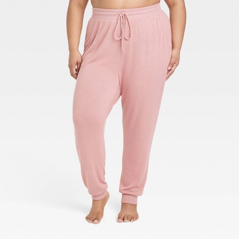 Women's Perfectly Cozy Lounge Jogger Pants - Stars Above™ Pink 3x