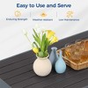 XINGHANZHENXUAN All-Weather Aluminum Outdoor Coffee Table, Modern Rectangle Patio Table for Patio, Balcony & Garden - 4 of 4