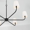 Capital Lighting Brody 6 - Light Chandelier in  Matte Black - 3 of 4