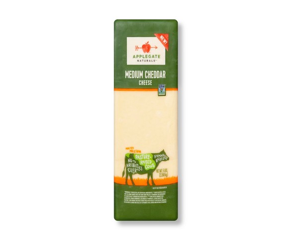 Applegate Medium Cheddar Cheese - Price Per lb.
