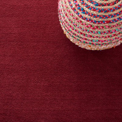 Himalaya Red Handmade Wool 6' x 9' Area Rug