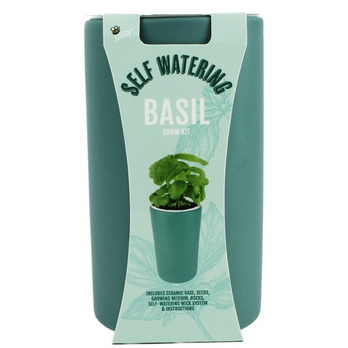 Buzzy Seeds Ceramic Self Watering Grow Kit Basil Target